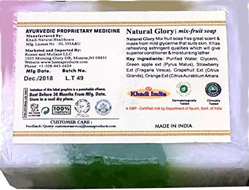 Natural Glory Natural Glory Mix Fruit Soap Set of 4 Soaps Bar