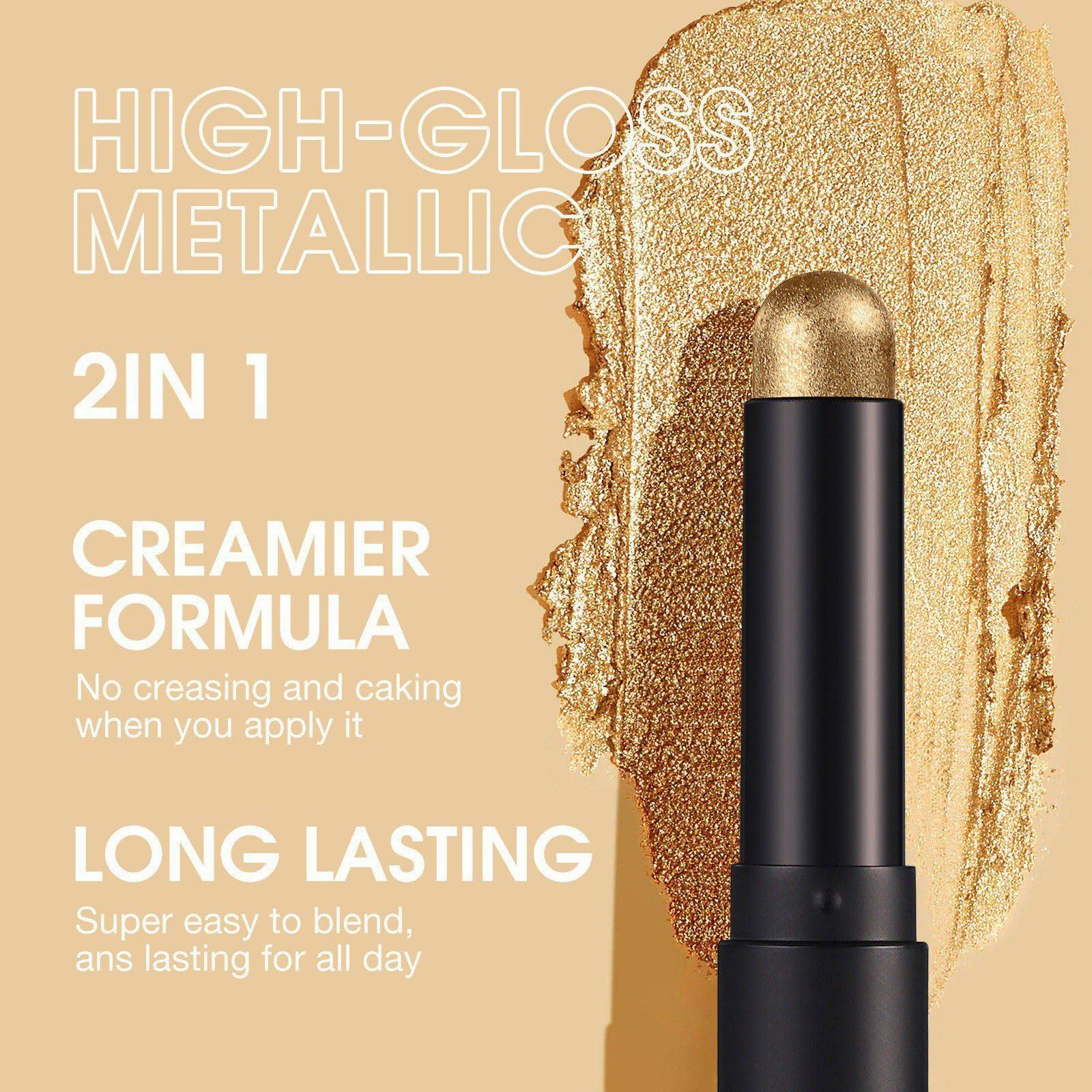 Spdoo Eyeshadow Sticks Set, Matte Cream Eyeshadow Sticks Set for Eyes, Shimmer Eye Crayon Shadow Brightener Stick, Long Lasting Waterproof Eye Shadow (#13)