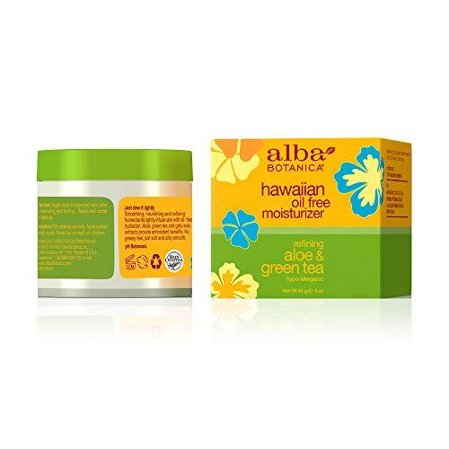 Alba Botanica Alba Botanica Hawaiian, Aloe & Green Tea Oil-Free Moisturizer, 3 Ounce (Pack of 2)