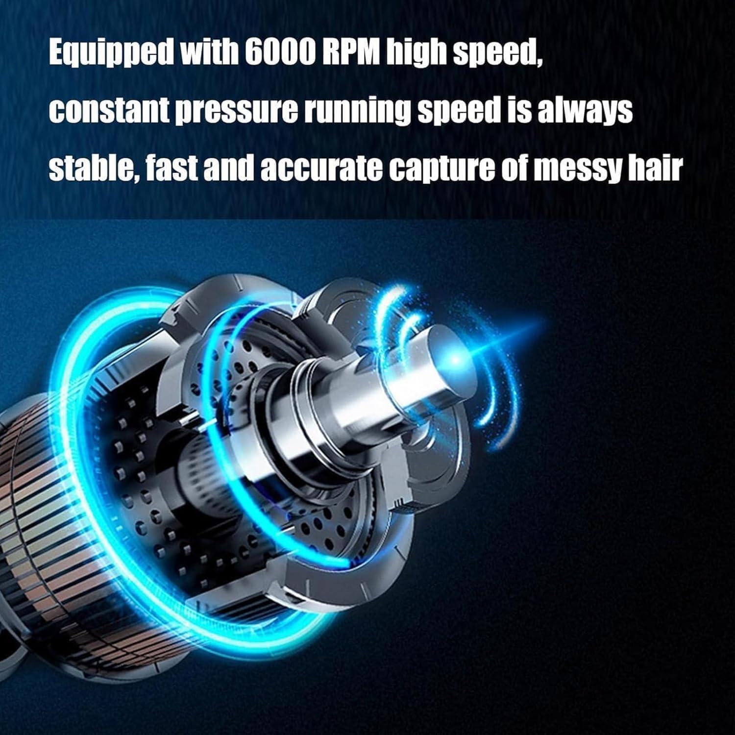 Generic Generic Konika Electric Nose Hair Trimmer, Portable Nose Hair Trimmer, Pikapipy Nose Hair Trimmer, Ipx7 Waterproof Nose Hair Trimmer, USB Rechargeable Nose Hair Trimmer Painless (White+Black)