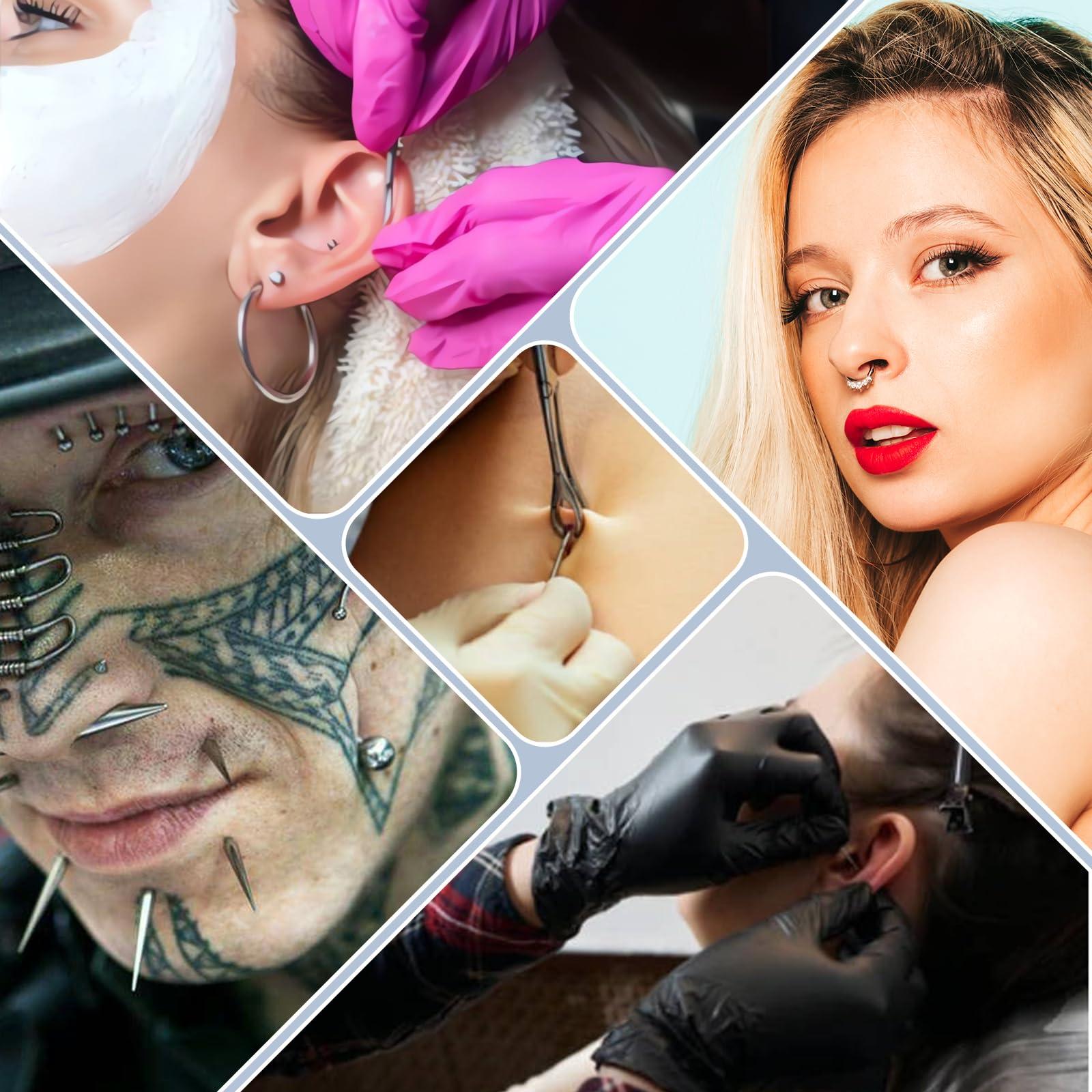 YONGDA Piercing Needles - YONGDA 100pcs 20G Piercing Needles for Piercing Hollow Piercing Needle