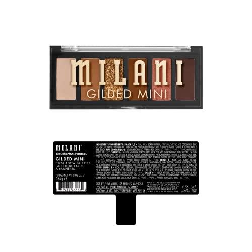 Milani Milani Gilded Mini Eyeshadow Palette with 6 Matte & Shimmer Hues - Champagne Problems