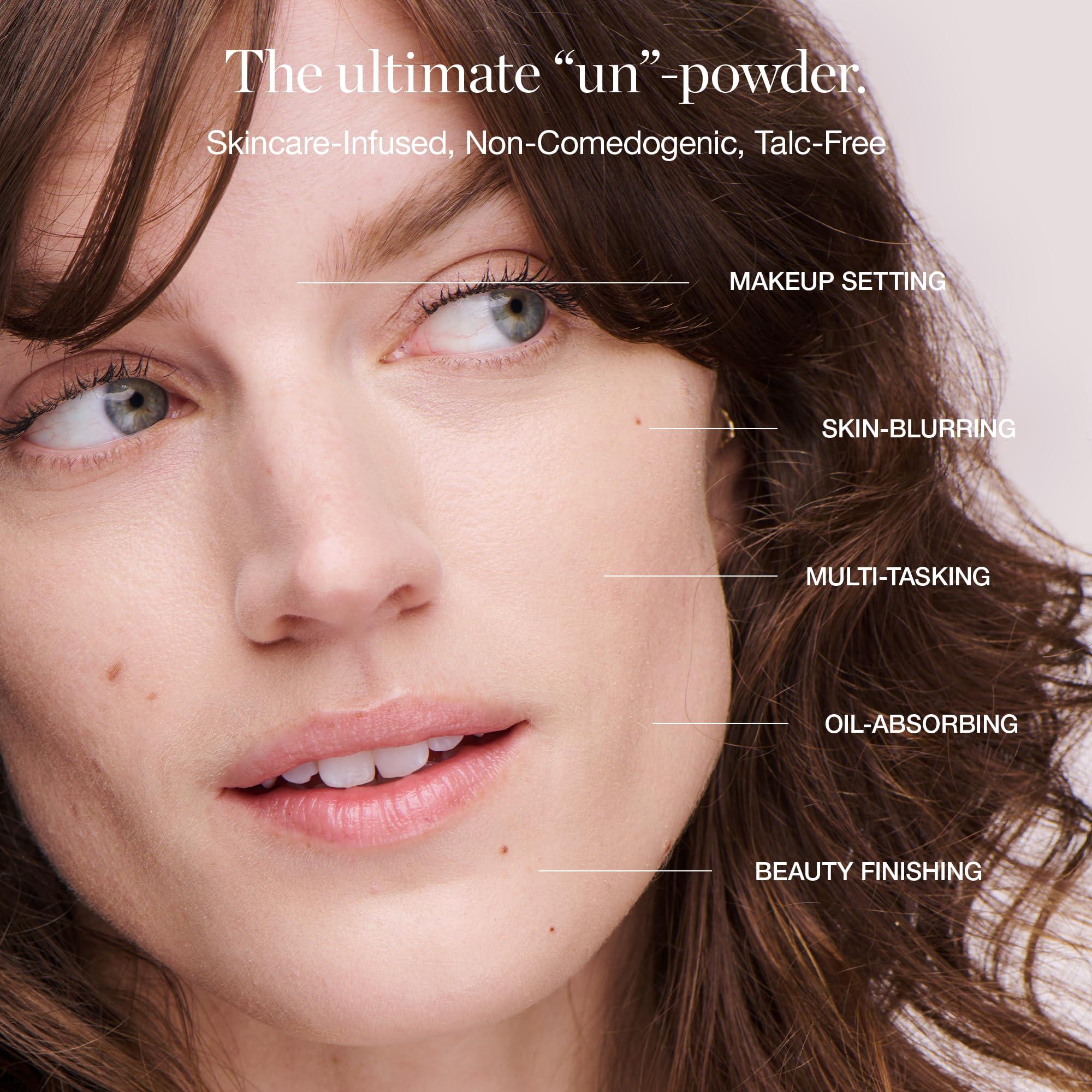 Ogee Ogee Sculpted Skin-Perfecting Makeup Setting Powder - Umber - FULL SET (Case & Refill) - Lightweight Powder Foundation Made with 70% Organic Ingredients