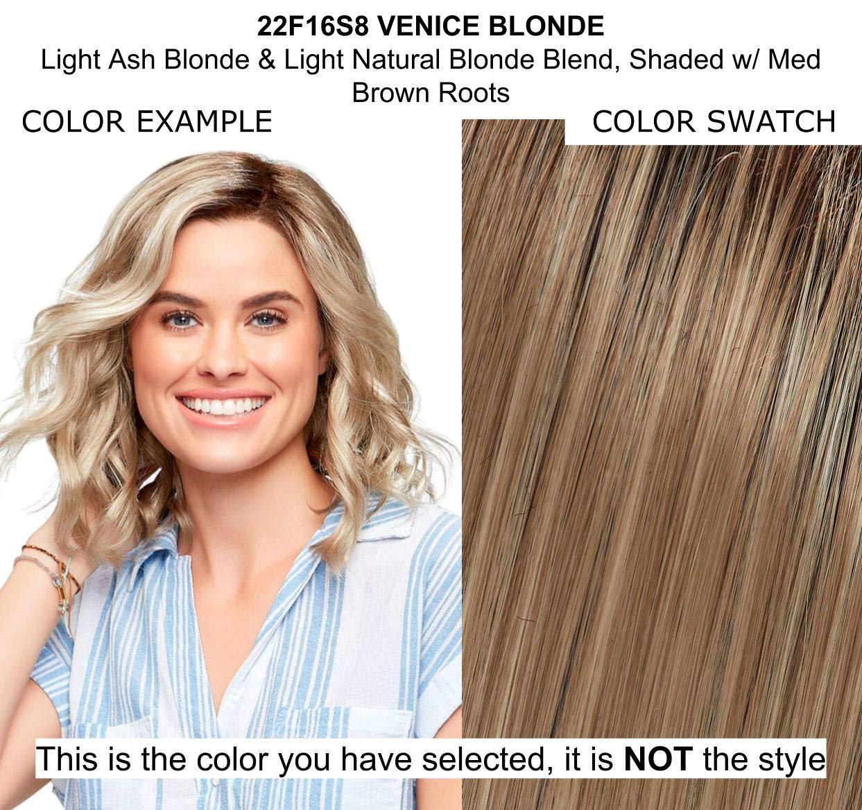 Jon Renau & Christy\'s Wigs Bundle - 2 Items: Julianne Lite by Jon Renau (item#1), Christy\'s Wigs Q & A Booklet (item#2) - Color: 22F16S8