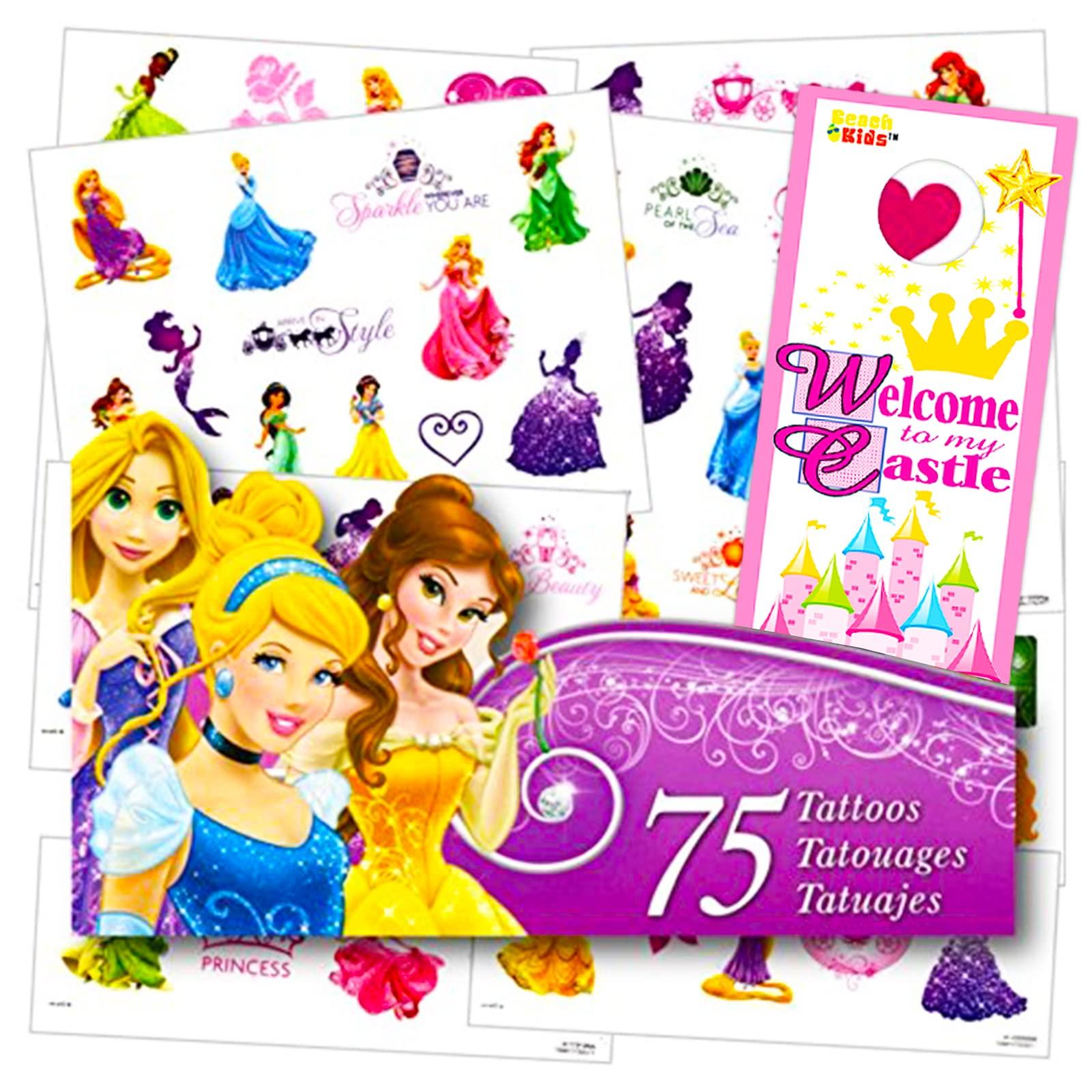Disney Disney Princess Tattoos - 75 Assorted Temporary Tattoos