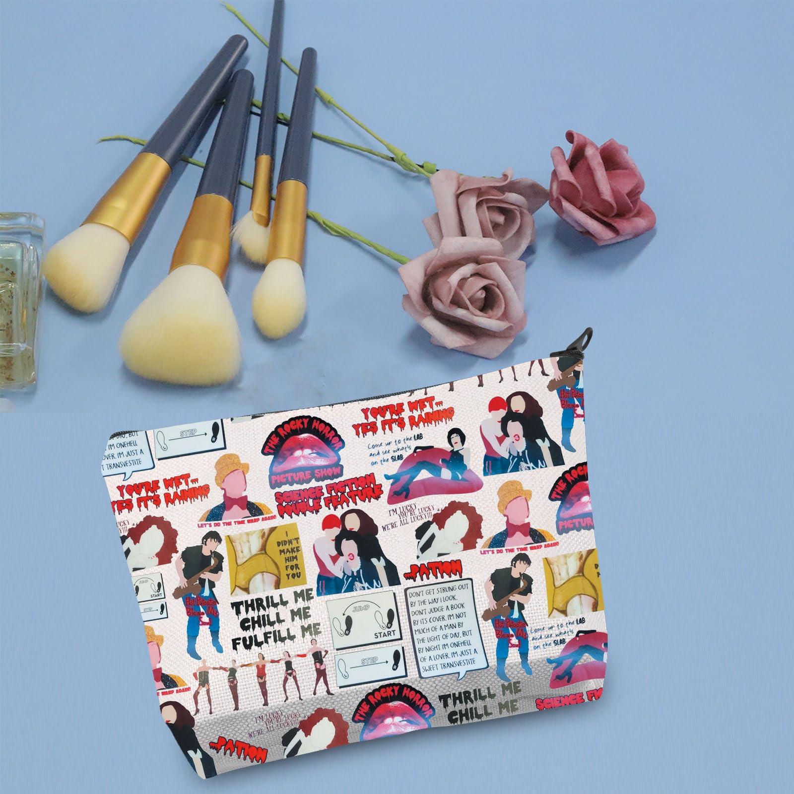 JYTAPP JYTAPP Rocky Horror TV Show Merchandise Rocky Musical Cosmetic Makeup Bag Musical Movie Fans Tavel Bag Gift