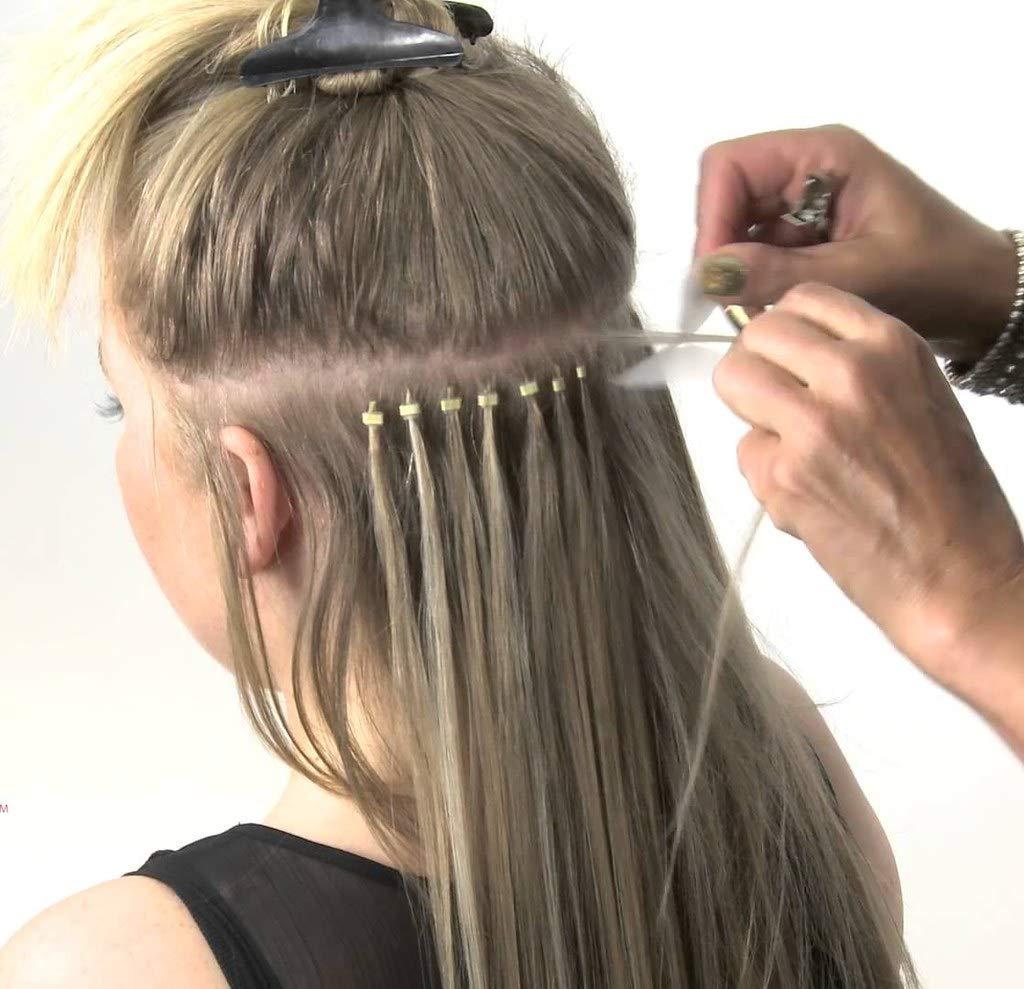 RemeeHi RemeeHi Micro Ring Hair Extensions Curly Human Hair Real Human Hair Micro Ring Loop Hair Extensions 70g 22 Inch Per Pack 12# Light Brown