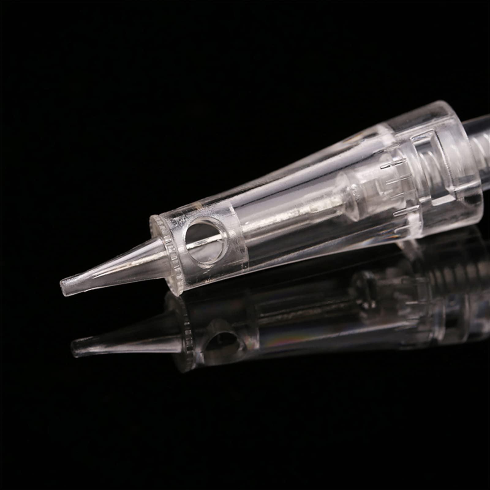 MAXSMLZT 50pcs Tattoo Needles Permanent Makeup Cartridge Needles Tattoo Gun 1RL/3RL/5RL for Digital Eyebrow/Lips/Eyeliner Machine,2rl