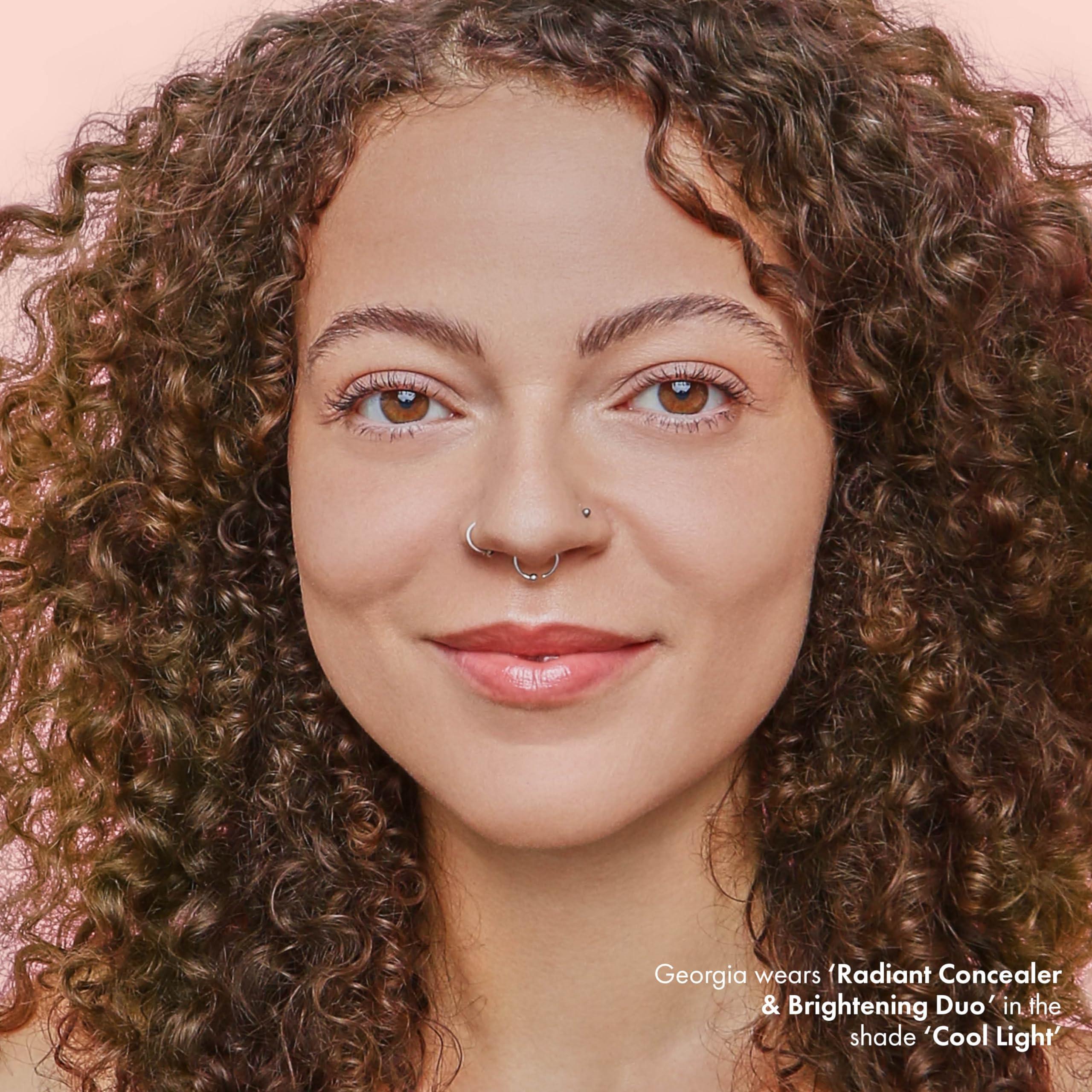 ICONIC LONDON ICONIC LONDON Radiant Concealer & Brightening Duo | Creamy Liquid + Brightening Crayon Dual Ended Concealer, Cruelty Free, Vegan Makeup (Cool Light) 0.08 oz