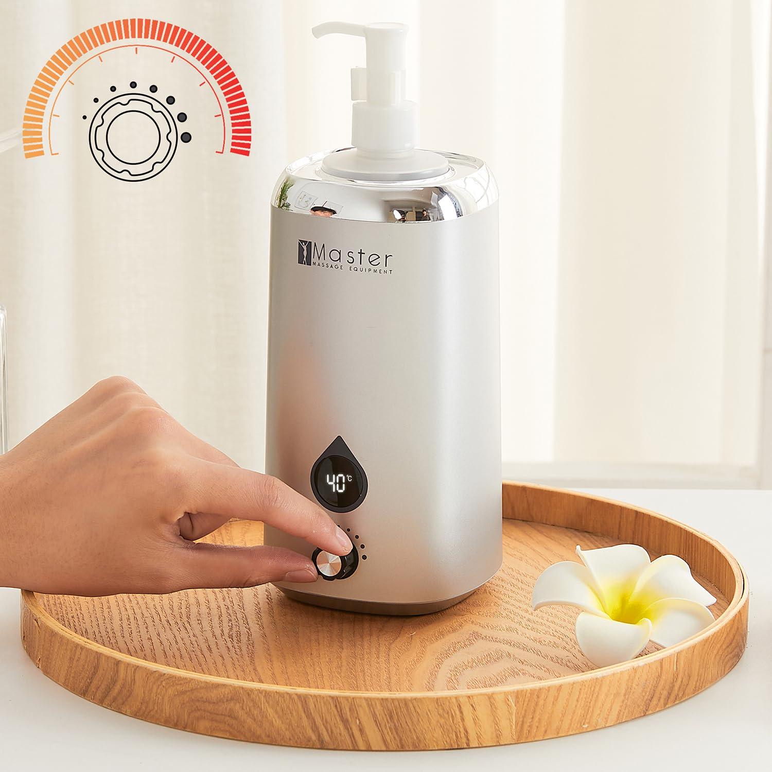 Master Massage Master Massage Gen-II Single Bottle Massage Oil Warmer Lotion Warmer Dispenser Heated for Body Cream Heating Device for Massage Therapy & Personal Use- Quick Oil & Lotion Warmer Heats up