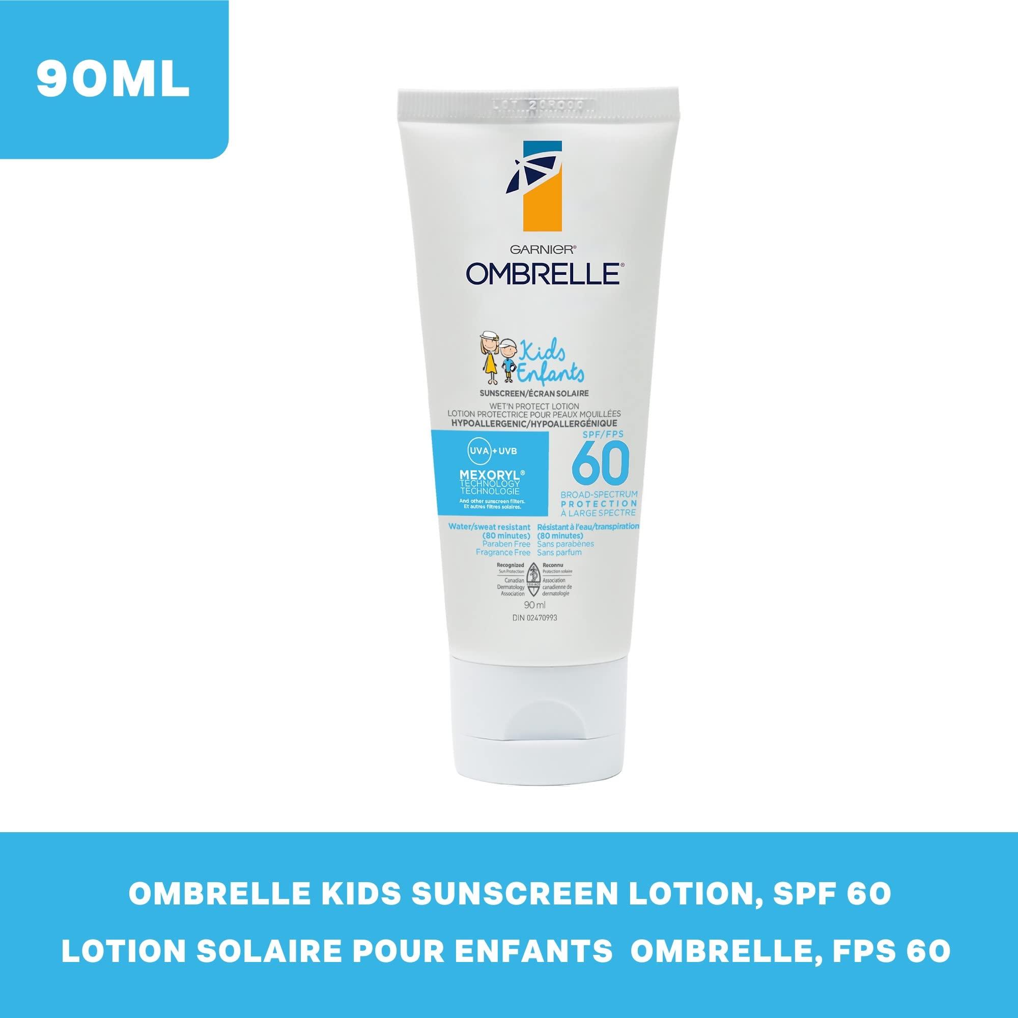 Garnier Garnier Ombrelle Sunscreen Kids Wet\'N Protect Lotion SPF 60, 90 mL