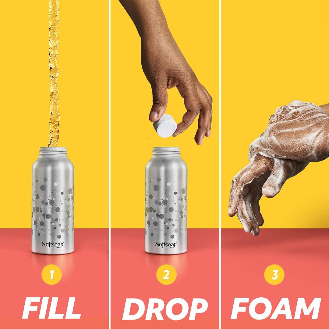 Softsoap Softsoap Hand Soap Tablets, Foaming Hand Soap Refill Tablets, Lemon Fizz, 6 Tablets