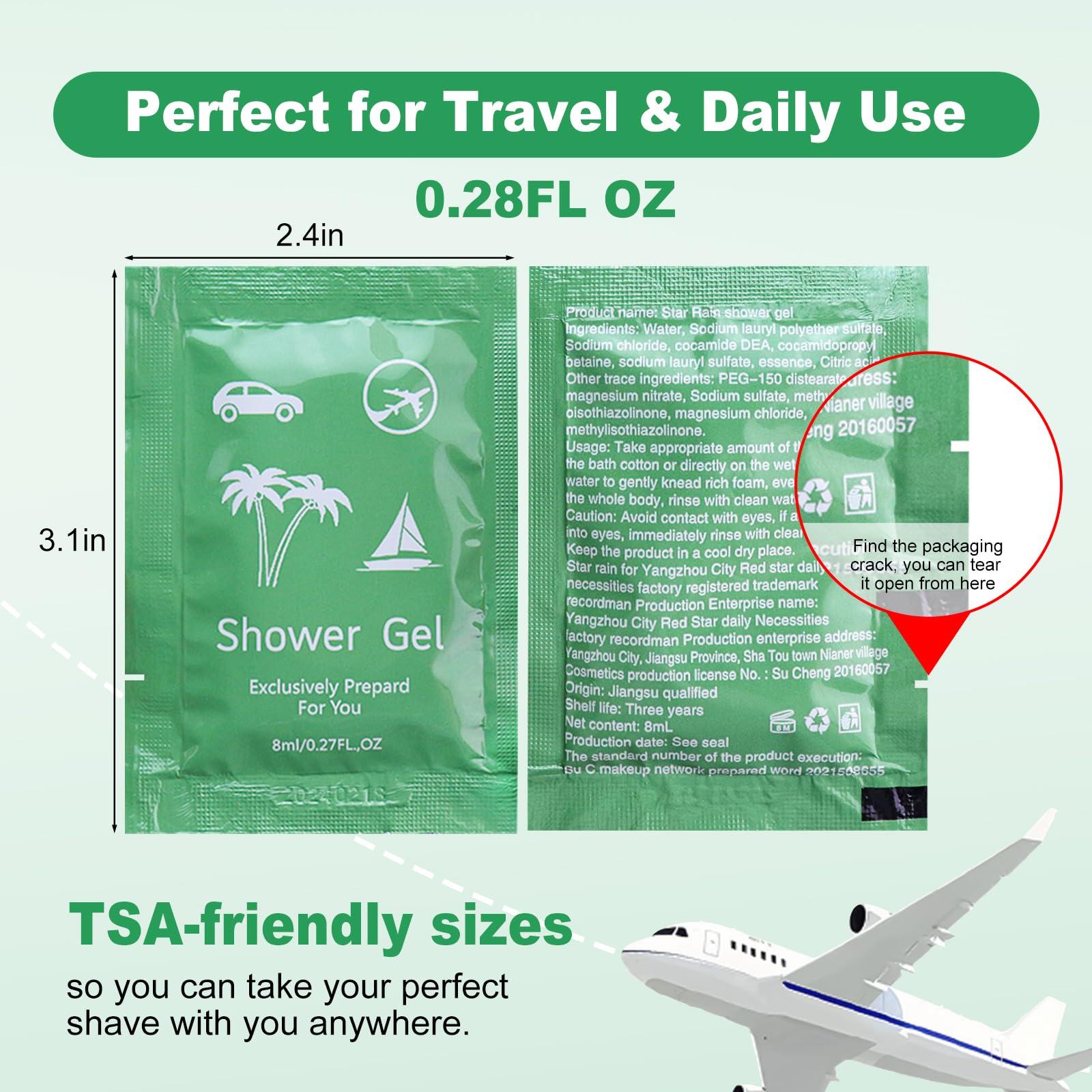 fafortune Bulk Hygiene Kits for Homeless,Disposable Toothbrushes with Toothpaste and Comb for Homeless Individually WrappedBasic Toiletry Kits Travel Size Shampoo And Body Wash For Hotel,Air Bnb Charity(40)