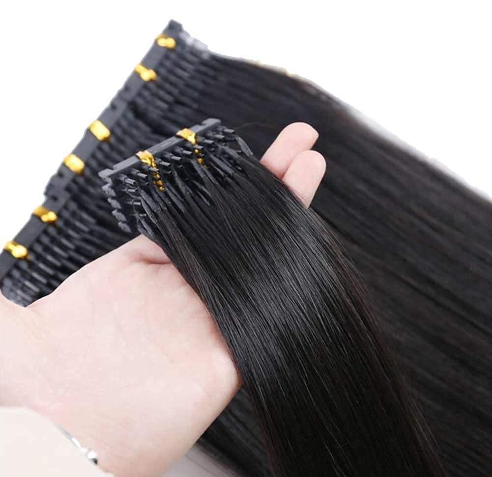 QWEIAS QWEIAS 6D Hair Extension Machine Kit Real Hair Extension for Salons Professional Hair Extension Equipment,Black,Hair Extensions Tool, 60cm24in
