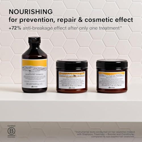 Davines Davines Naturaltech NOURISHING Shampoo & Conditioner, Gentle Cleansing Action For Dehydrated, Dry & Brittle Scalp, Adds Softness & Brightness, Hydrates Unsctructured Hair, 8.45 & 8.884 fl. oz.