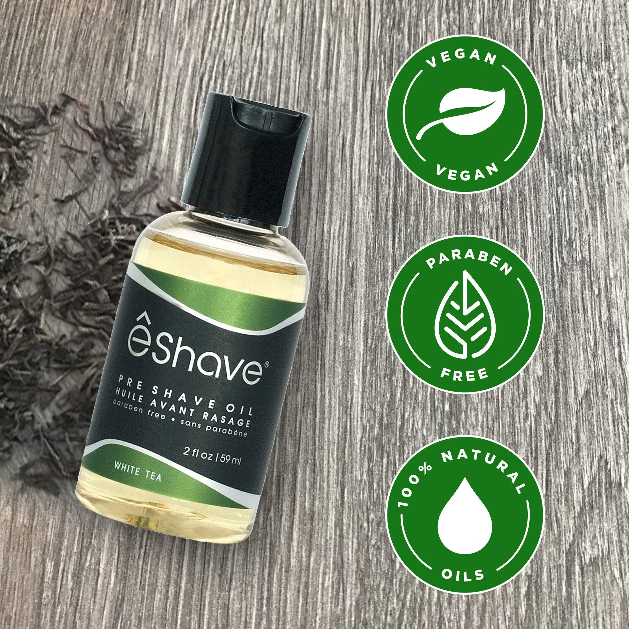 eShave eShave Pre Shave oil for men- protects from shaving irritation and razor burn- for smoothest shave and silky skin- All Natural Shaving oil 2 oz