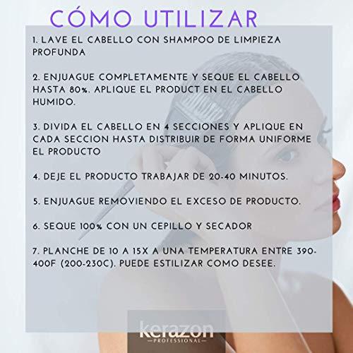 KERAZON KERAZON Brazilian Hair Botox Treatment For Blonde Hair + Sulfate Free and Sodium Free Shampoo & Conditioner KIT