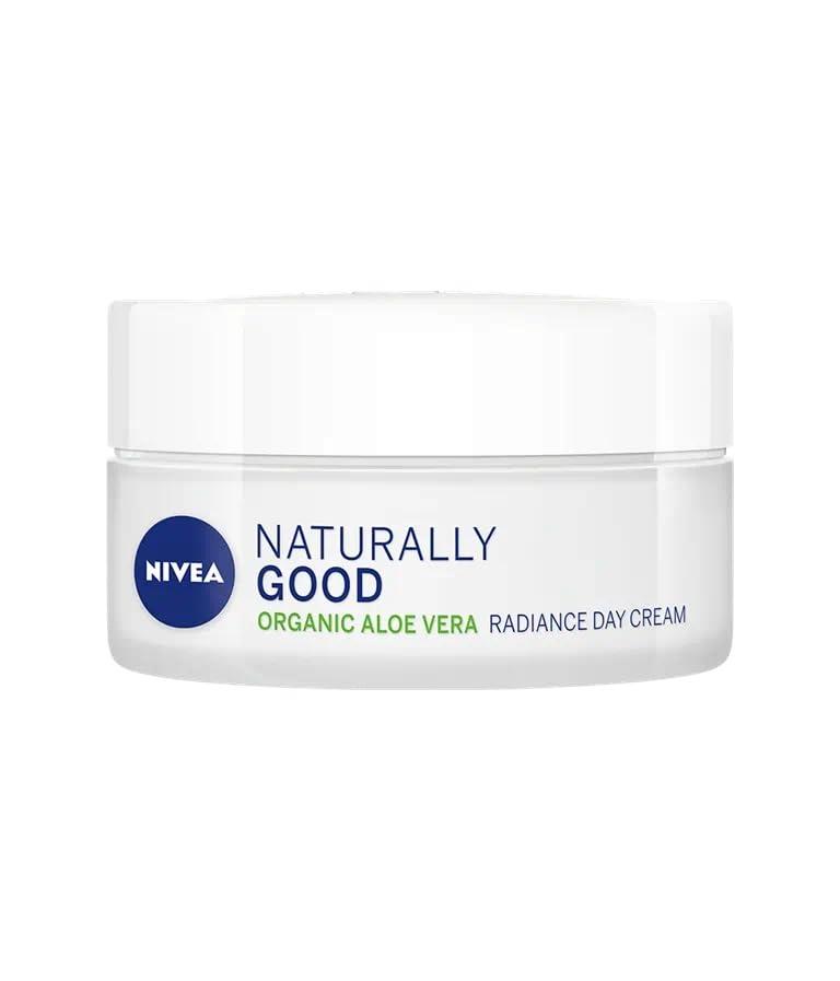 NIVEA NIVEA NATURALLY GOOD Cream Day Care Radiance Aloe Vera 50ml 1.69 Fl Oz