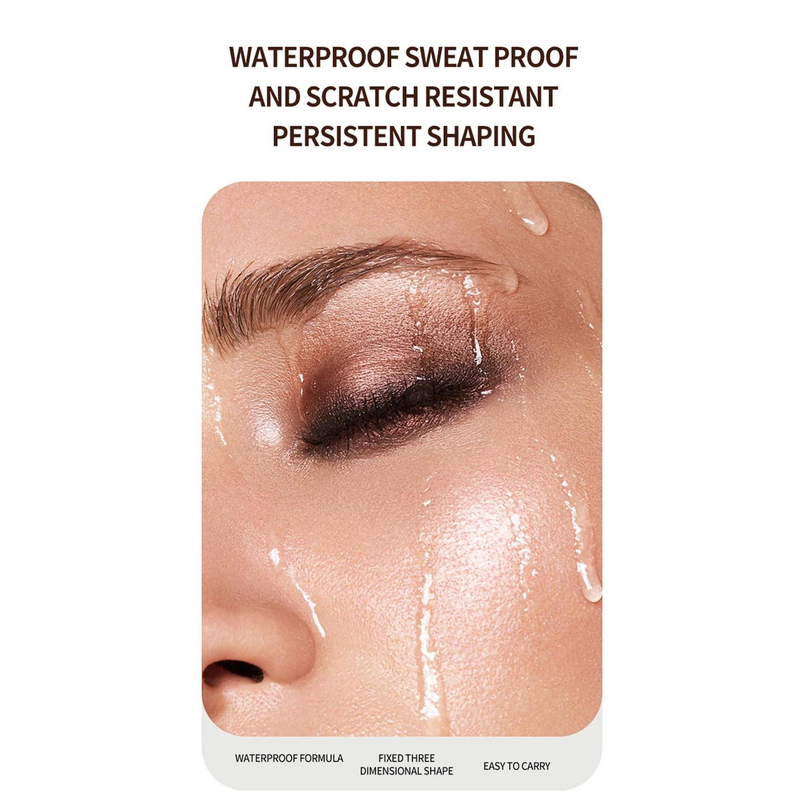 NinthAvenue Basics Instant Brow Brush, Brow Brush, Eyebrow Brush, Brow-Fection, Waterproof & Smudge-Proof Liquid Eyebrow Brush, Square Brush for Natural Brow (Chocolate)