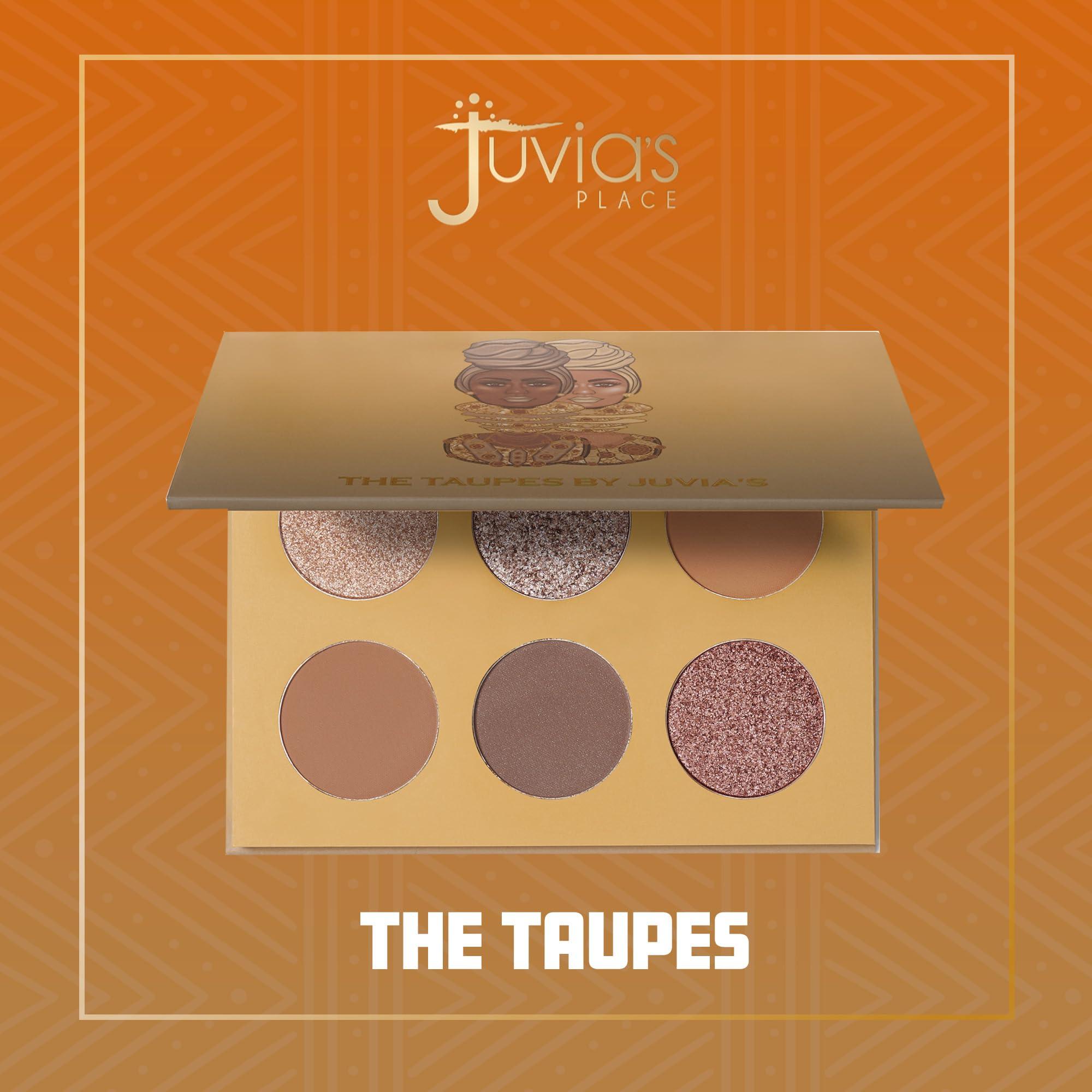 Juvia's Place Juvia\'s Place Palette The Taupes - Nude Shades with Deep Browns, Shades of 6, Professional Eye Makeup, Pigmented Palette, Makeup Palette for Eye Color & Shine