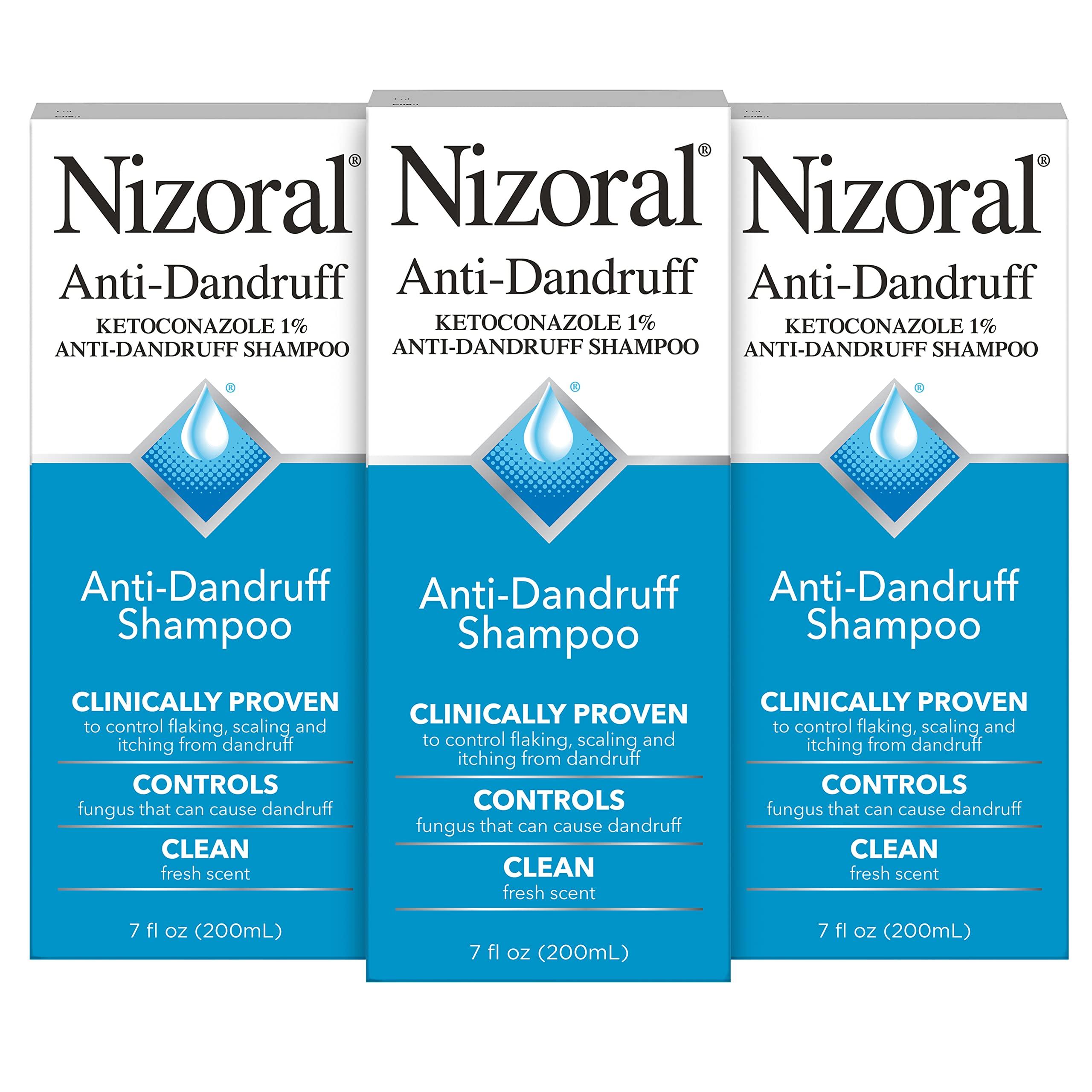 Nizoral Nizoral Anti-Dandruff Shampoo with 1% Ketoconazole, Fresh Scent, 21 Fl Oz (Pack of 3)