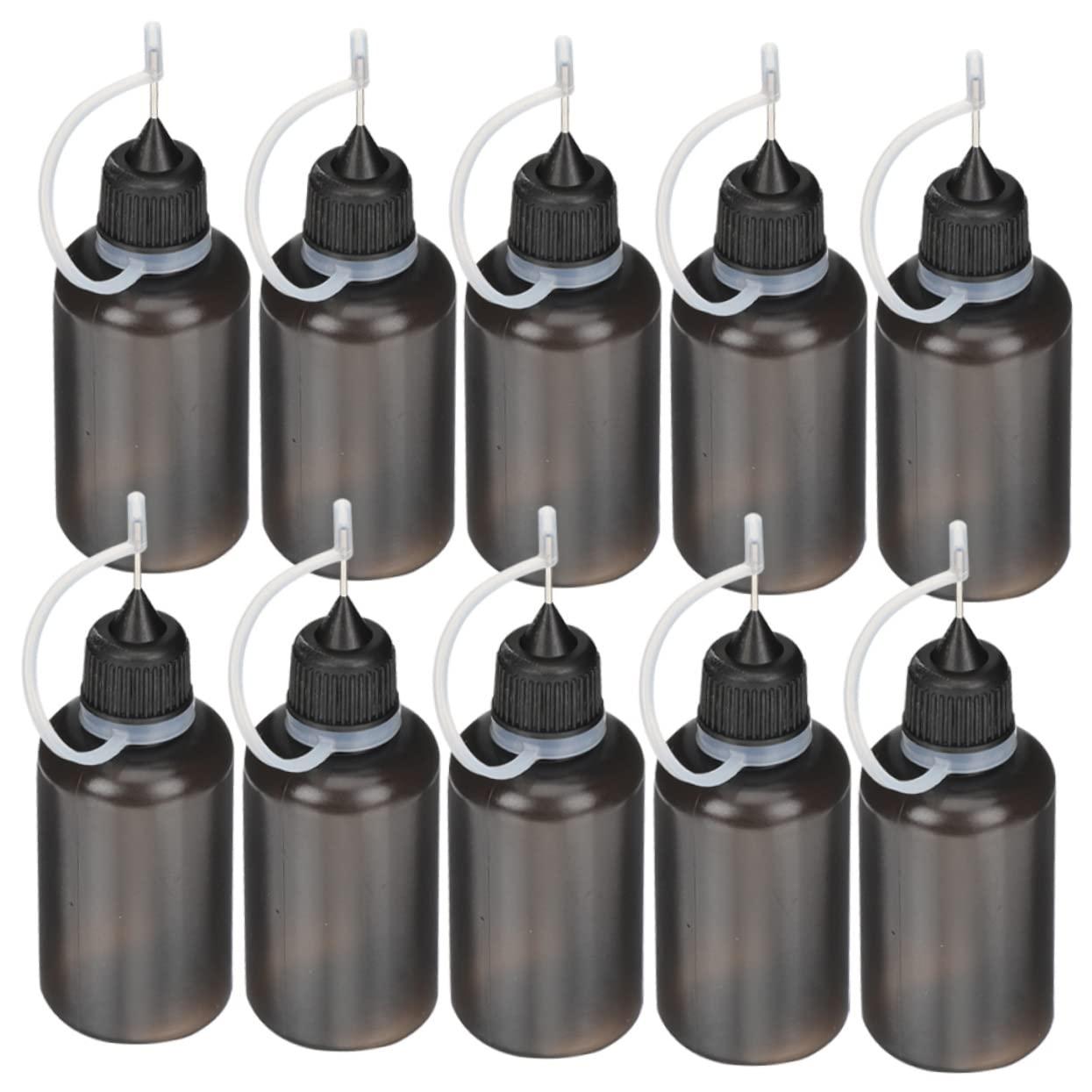 FOMIYES FOMIYES 50 Pcs Sharp Mouth Oil Bottle Squeeze Bottles Paint Bottles Precision Tip Applicator Bottles Needle Glue Bottles Needles Ink Bottle Squeeze Bottle Oil Precision Bottle