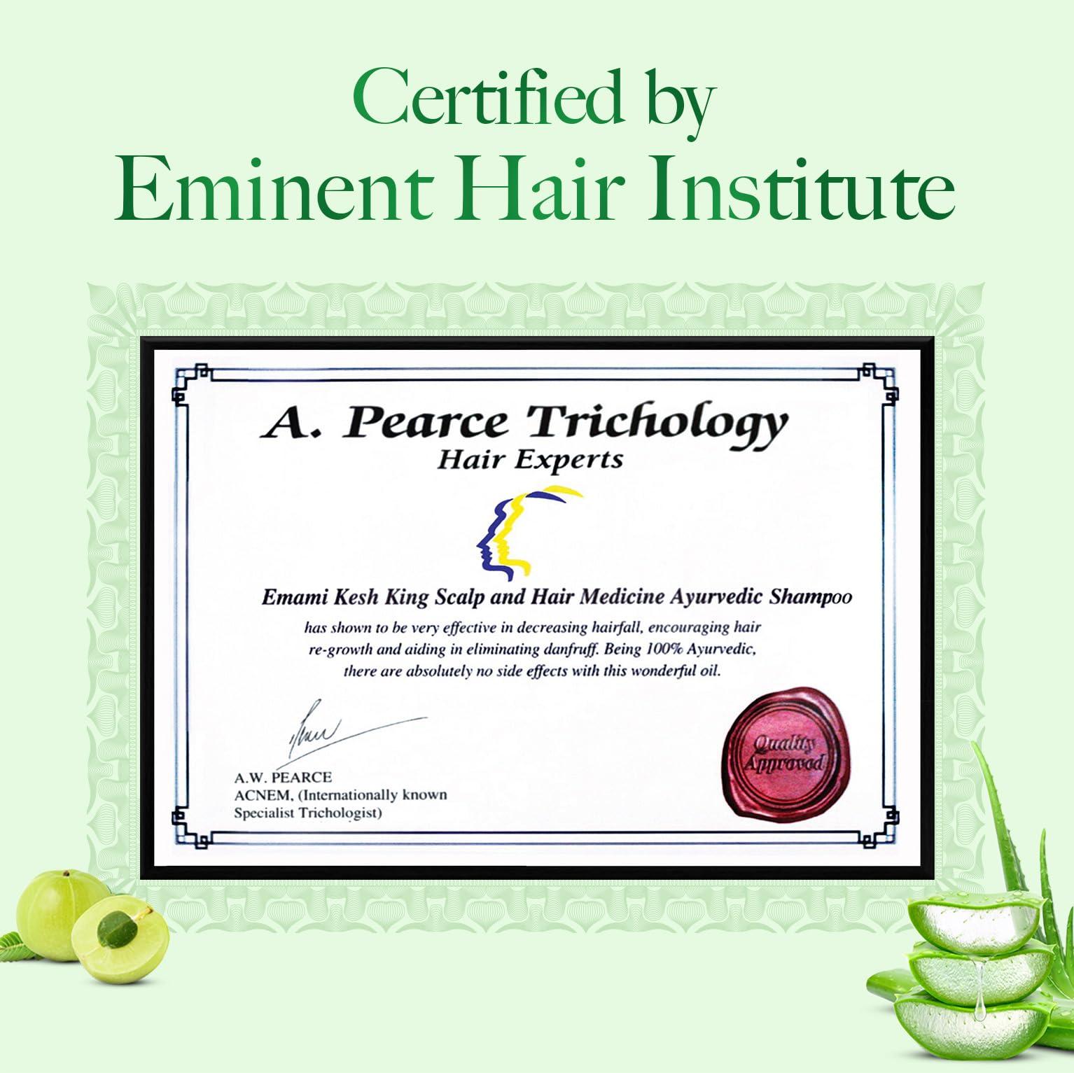 KESH KING KESH KING Anti Hairfall Shampoo | with 21 Ayurvedic Herbs & Aloe Vera | Provides Healthy Nourished Scalp | for Shiny & Smooth Hairs | 33.81. Fl Oz/1000ml