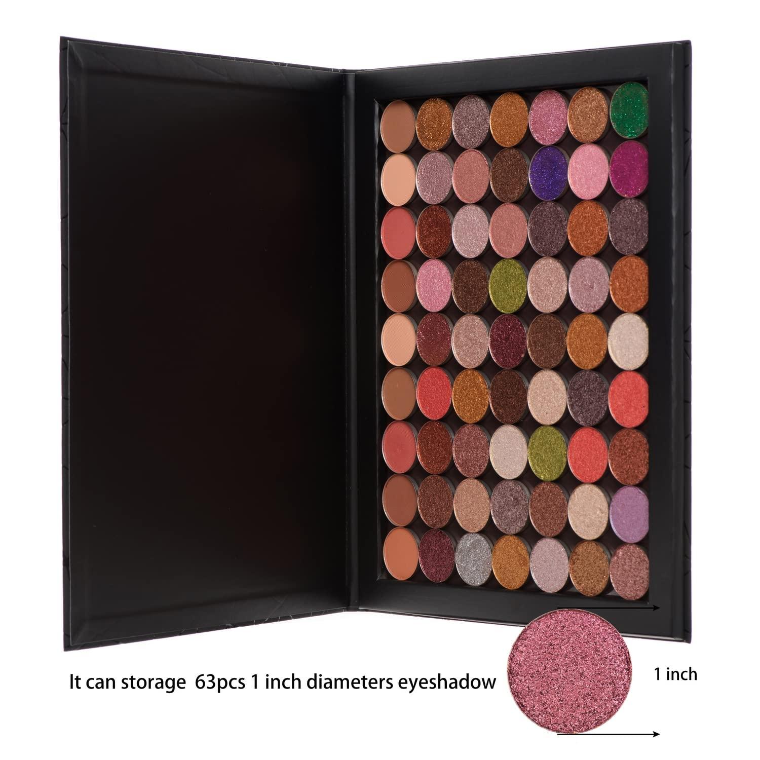 Allwon Allwon Extra Large Magnetic Palette Empty Makeup Palette for Eyeshadow Lipstick Blush Powder (Diamond shape)