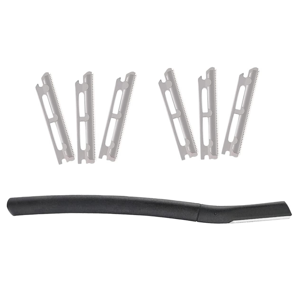 minkissy minkissy 2 Sets Essential Grooming Kit Eyebrow Razor Trimmer for Men Precision Shaving Tool with Storage