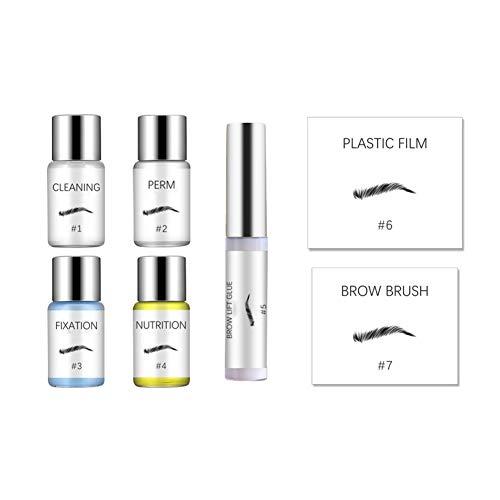 Autobestown 3D Eyebrow Lifting Eyebrow Enhancer Brows Brow Kit Safe Perming Brow Lift Set Styling Beauty Salon Home Use Makeup