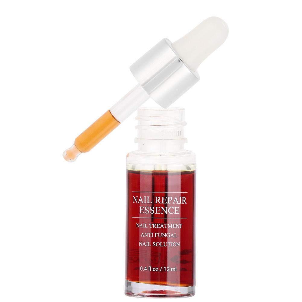 Salmue 12 ml Nail Care Solution Set, Powerful Nail Repair Essence, Nail Care Solution with Nail File, Nail Care Tool, Anti- Nail Treatment Effective Repair Solution