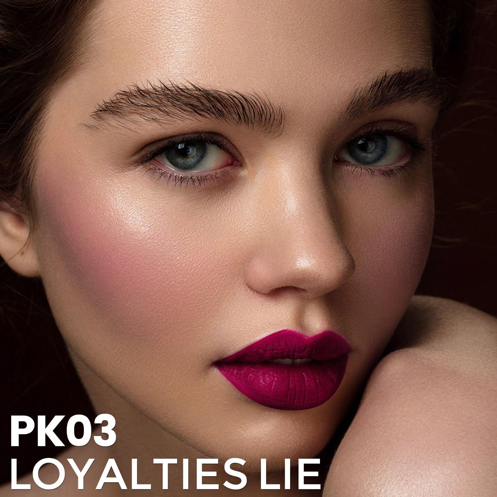 FOCALLURE FOCALLURE Silky Cream Liquid Blush,Leaving a Matte Dewy Makeup Look,Easy to Apply and Create a Healthy Flush,Long Lasting and Lightweight Cheek Blush Face Makeup,LOYALTIES LIE