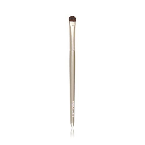 ENZO KEN Natural Pony Hair Eye Shadow Brush by ENZO KEN, Medium Smudge Eyeshadow Brush, Shader Eye Shadow Brush, Eye Smudge Brush, Single Eyeshadow Brush, Eye Brushes, Eyeshadow Blending Brush. (Gold, E203M)