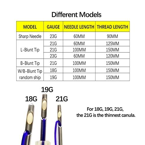 elves Elves 4D COG PDO Threads for Face Whole Body Lift B19G-100 / PDO Cog Threads Bidirectional Blunt-Type for Face Lift/10pcs