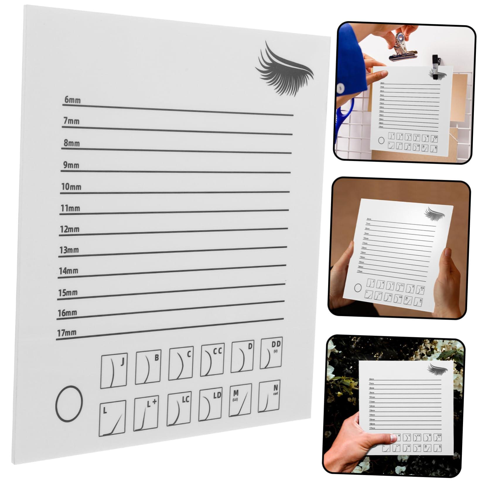 AUTSUPPL AUTSUPPL Crylic Lash Display Board Large Eyelash Tray for Extensions Lash Holder Tray