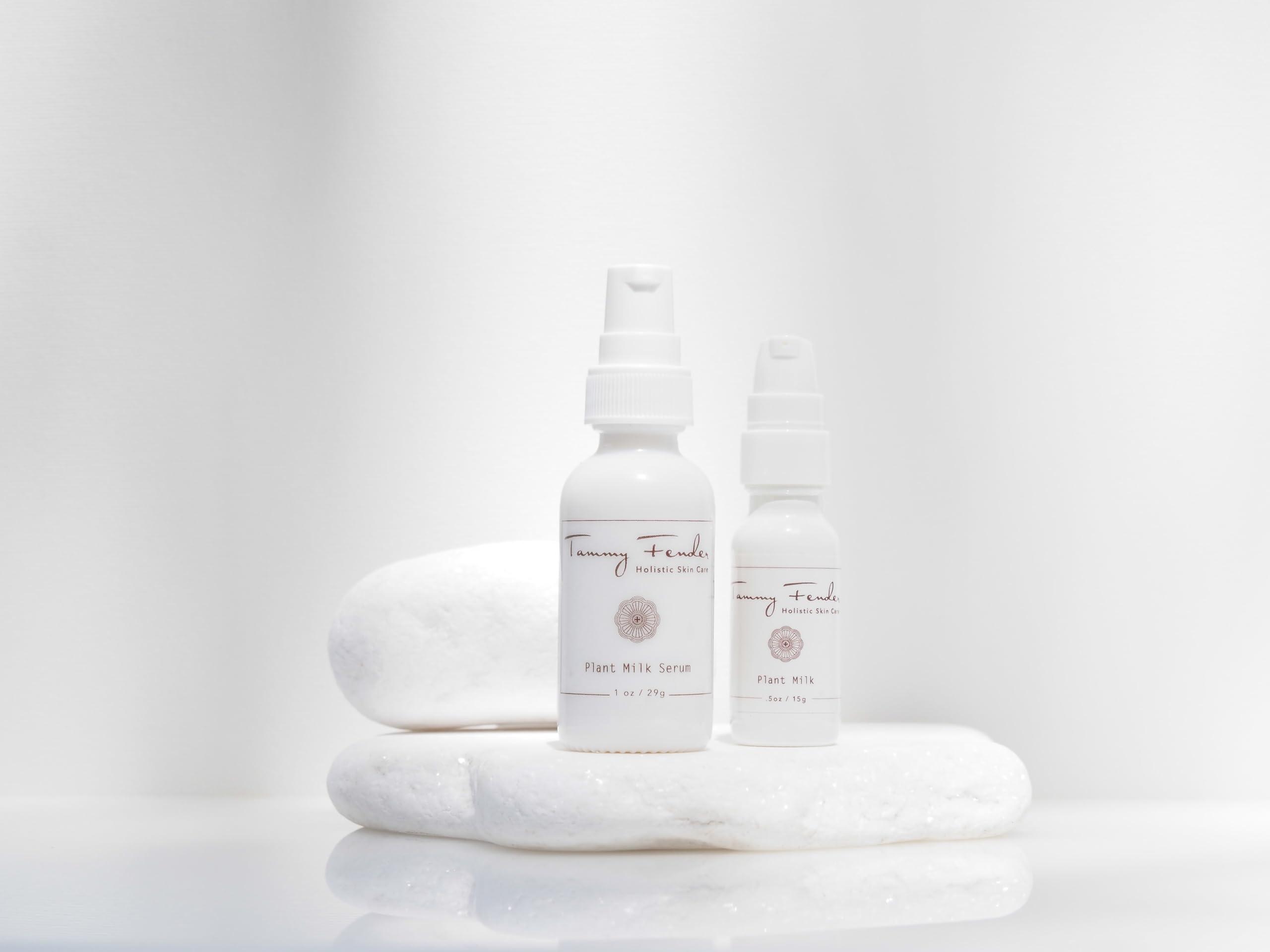 TAMMY FENDER Tammy Fender - Natural Plant Milk Serum | Organic, Cruelty-Free, Non-Toxic | Strengthen, Nourish, Protect, Rebalance, And Soothes Sensitive Skin (0.5 oz - Mini)