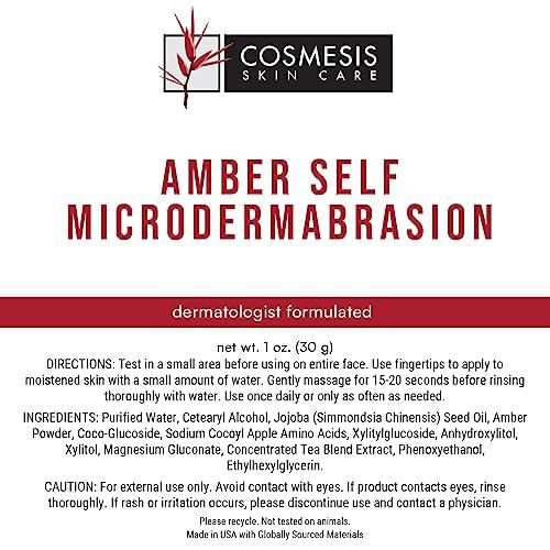 Cosmesis Skin Care Amber Self MicroDermAbrasion: Exfoliating Scrub for Youthful Skin with Ultra-Fine Amber Crystals - 2oz by Cosmesis