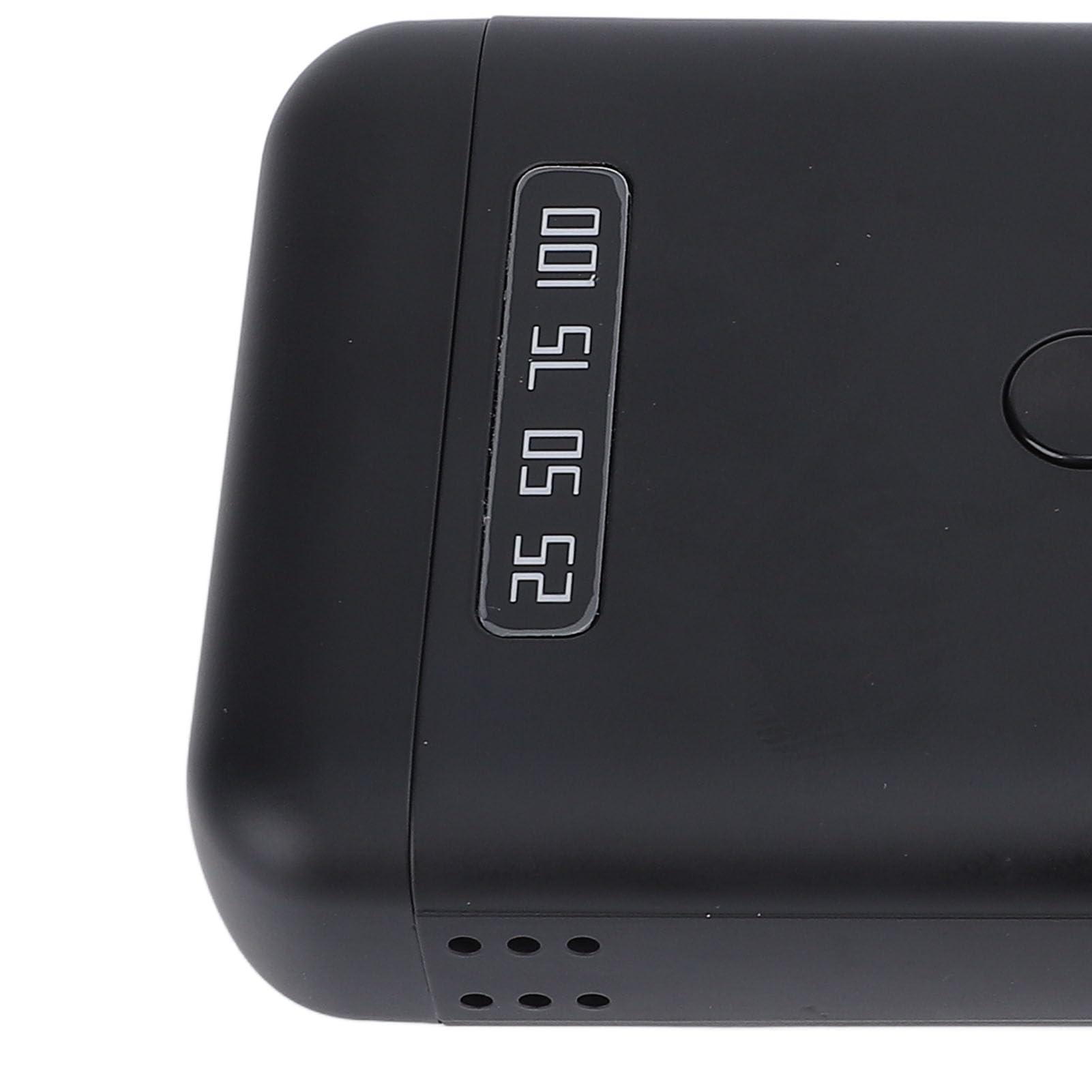 VBESTLIFE LED Hair Extension Lamp, 18W Light Extensions Kit, Rechargeable Portable Extension Lamp, with 6Pcs 405nm LED Beads, for Home Salon Fast Curing Wig (Black)