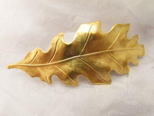 Angelina Verbuni Oak Leaf Hair Clips Leaf Barrette Bridal Barrette leaf leaves Artisan Crafted Hair Clips