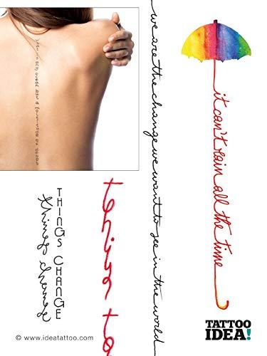 3ntini Tattoo Fonts - Lettering Scripts Tattoo Flash Design Book 64-Pages