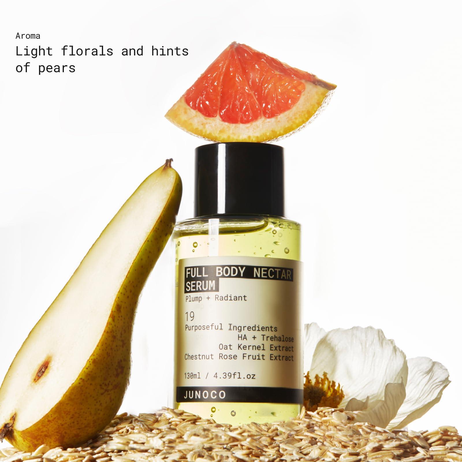 JUNO & Co. JUNO & Co. Full Body Nectar Serum, Nourishing and Moisturizing Lotion with Natural Extract, 130 ml/4.39 FL Oz