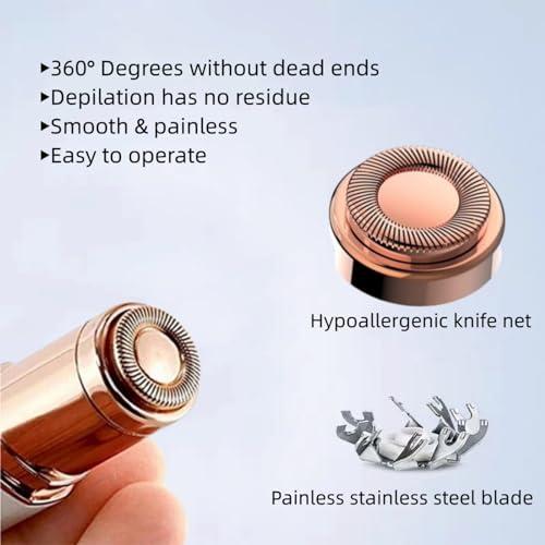 Efsanony Facial Hair Remover Replacement Heads - Gen 1 Compatible with Finishing Touch Flawless Hair Remover Tool for Women Easy Facial Hair Removal