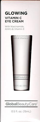 Global Beauty Care Global Beauty Care Glowing Vitamin C - Eye Cream with Niacinamide, AHA & Vitamin E 0.5fl oz