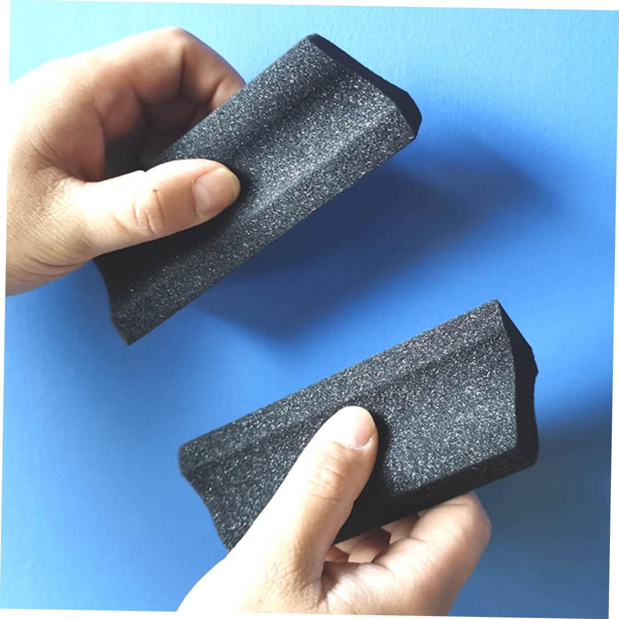 NOLITOY 3pcs Sponge Hair Catcher Beard Men Black NOLITOY