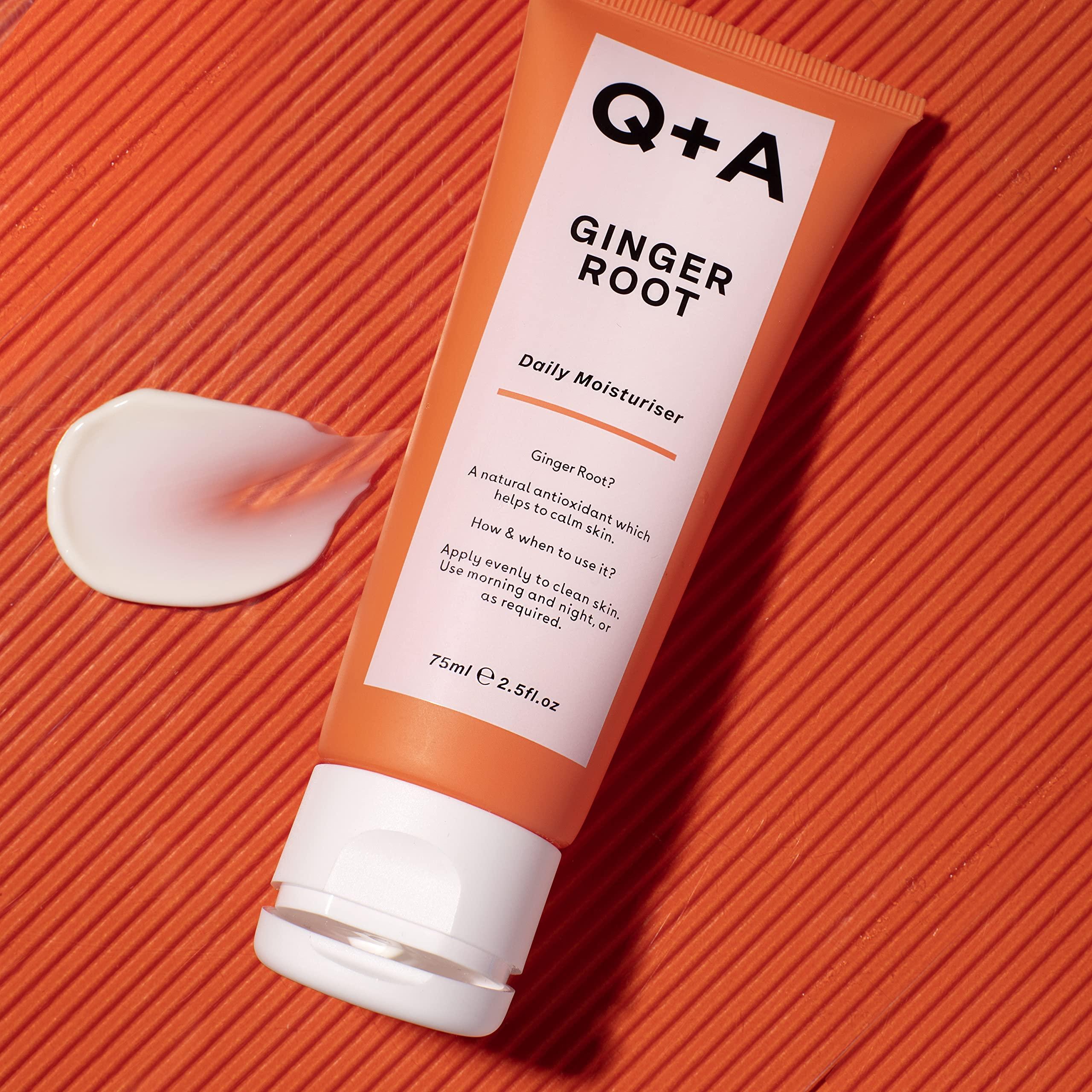 Q+A Q+A Ginger Root Daily Moisturizer. A calming face moisturizer packed with antioxidants. 75ml/2.5fl.oz