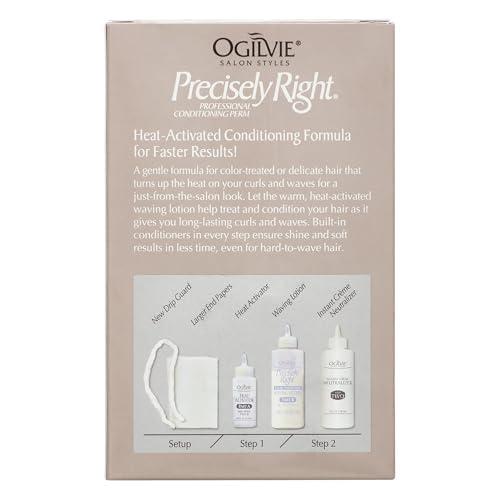 Ogilvie Salon Styles Ogilvie Salon Styles Precisely Right Professional Conditioning Perm Kit - Ideal for Color-Treated, Thin, or Delicate Hair - 1 Application