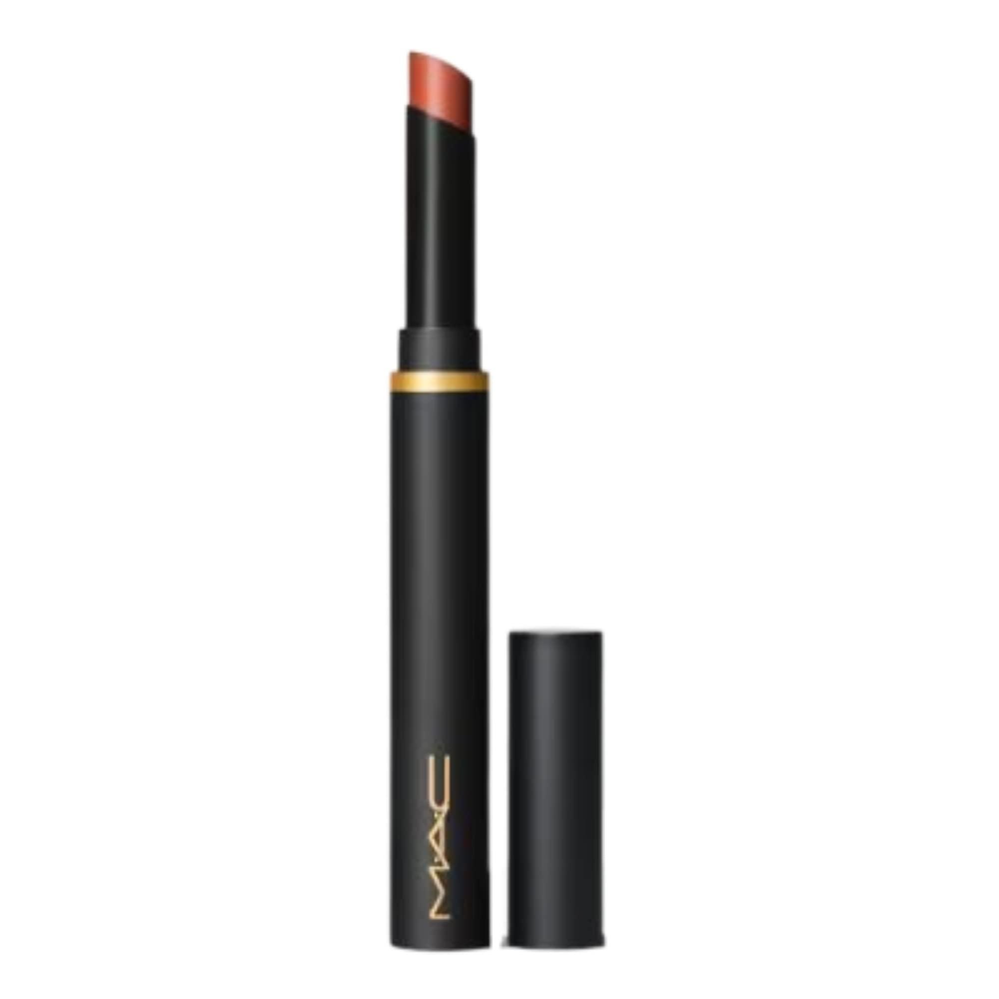 M.A.C. MAC Powder Kiss Velvet Blur Slim Stick Lipstick - 884 Nutmeg Ganache (Warm Brown)