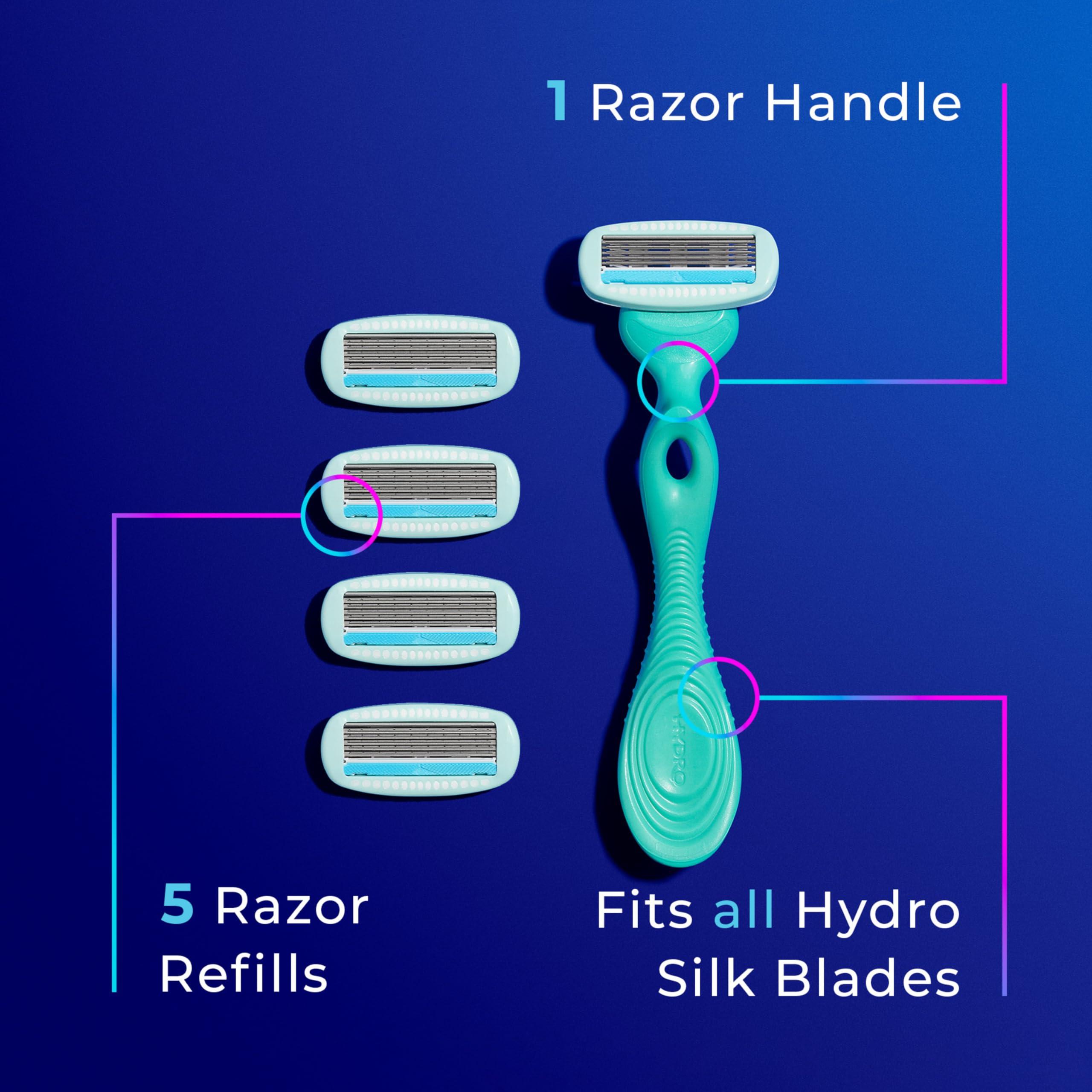 INTUITION INTUITION Schick Women's Razor Variety Pack with 1 Handle & 4 Intuition Blades & 1 Schick Hydro Silk Sensitive Skin Razor with 5 Moisturizing Blades