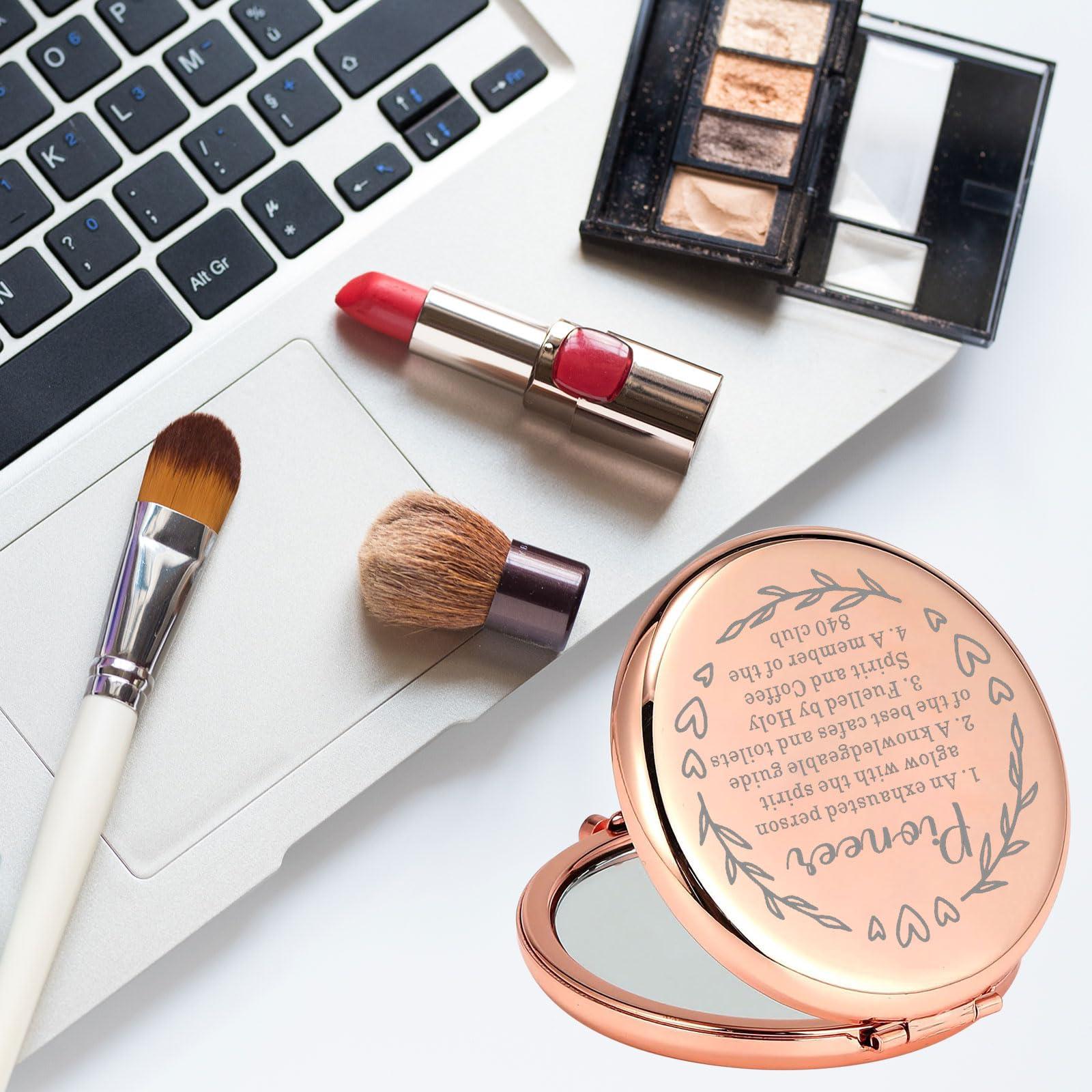 MYOSPARK MYOSPARK JW Pioneer Gift Pioneer Definition Makeup Mirror Pioneer School Gifts for Pioneers Best Life Pioneer Student Gift Pocket Mirror (Pioneer Mirror)