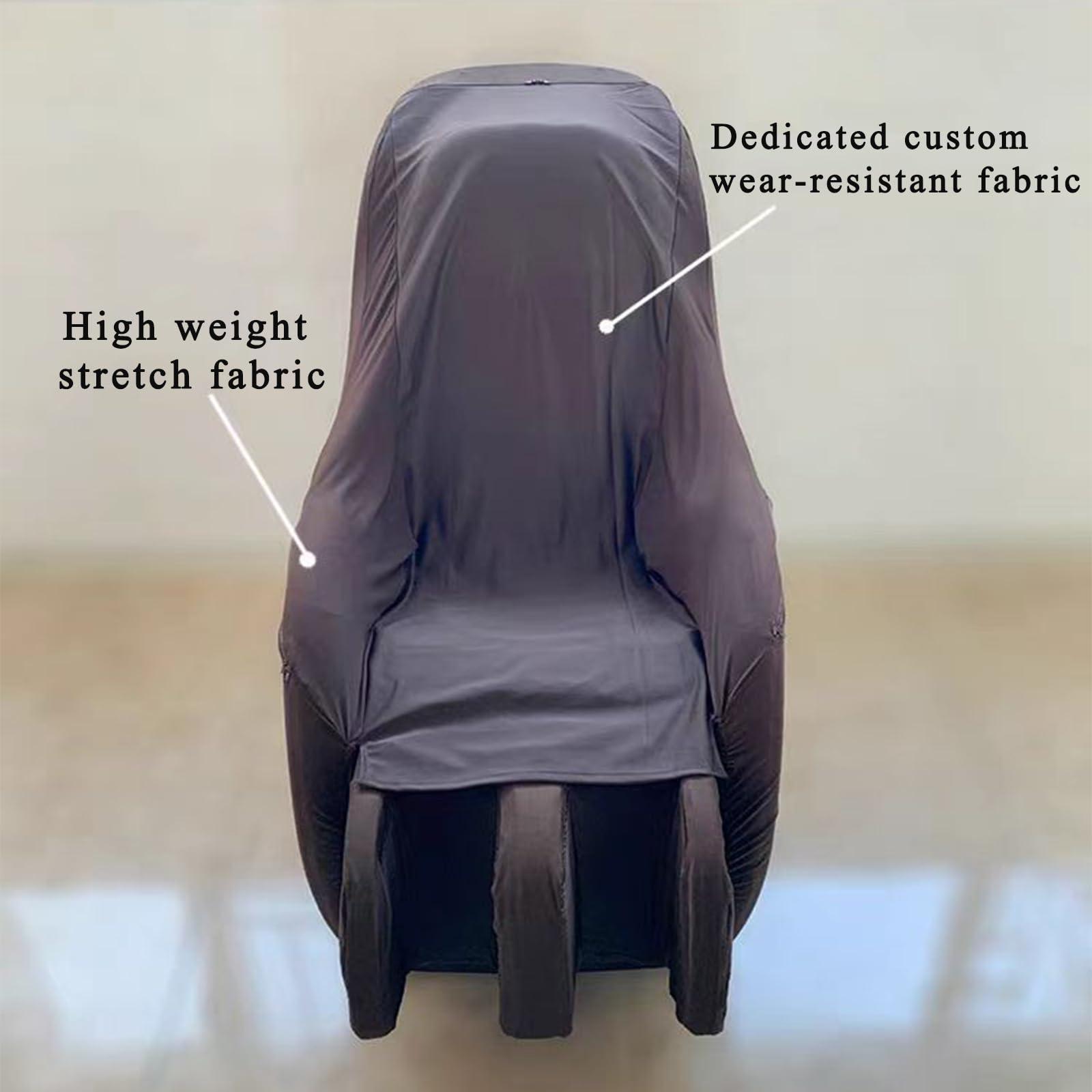 PHASFBJ PHASFBJ Small Massage Chair Cover Protector,Stretch-Fabric Sofa Massage Chair Full Body Cover Massage Chair Covers Dustproof Protectors Covers for Chivas Massage Chair,Khaki,Upper Body